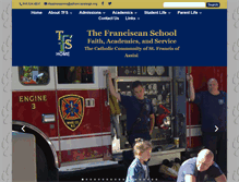 Tablet Screenshot of franciscanschool.org
